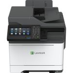 Lexmark CX625ade Laser Multifunction Printer - Color - Copier/Fax/Printer/Scanner - 40 ppm Mono/40 ppm Color Print - 2400 x 600 dpi Print - Automatic Duplex Print - Up to 100000 Pages M