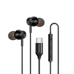 Mcdodo HP-3490 USB C Wired Earphone 45deg bevel in-ear Black