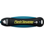 Corsair 64GB Flash Voyager USB 3.0 Flash Drive - 64 GB - USB 3.0 - 190 MB/s Read Speed - 55 MB/s Write Speed - Black  White - 5 Year Warranty