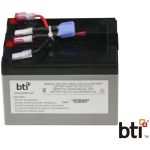 BTI Replacement Battery RBC48 for APC - UPS Battery - Lead Acid - Compatible with APC UPS SMT750C SMT750US SMT750I