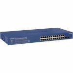 Netgear Smart GS724TP Ethernet Switch - 24 Ports - Manageable - Gigabit Ethernet - 10/100/1000Base-T  1000Base-X - 4 Layer Supported - Modular - 2 SFP Slots - 228.53 W Power Consumption