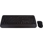 V7 CKW300US Full Size/Palm Rest English QWERTY - Black - Wireless RF English - Wireless RF 1600 dpi - 6 Button - QWERTY - Volume Control  Internet Key  Email  Play/Pause  My Music Hot K