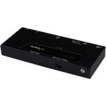 StarTech.com 2 Port HDMI Switch w/ Automatic and Priority Switching - 1080p - Share a single HDMI display or projector between two HDMI video sources - with device priority and signal l
