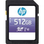 HP sx330 512 GB Class 10/UHS-I (U3) SDXC - 95 MB/s Read - 2 Year Warranty