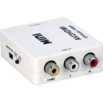 QVS Composite Audio & Video to Digital HDMI Up-Converter - Functions: Signal Conversion - 1920 x 1080 - NTSC  PAL - USB