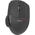 Contour Unimouse Mouse - PixArt PMW3330 - Cable - Black  Slate - USB - 2800 dpi - Scroll Wheel - 6 Button(s) - Left-handed Only