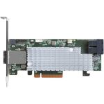 HighPoint RocketRAID 3742A SAS Controller - 12Gb/s SAS  Serial ATA - PCI Express 3.0 x8 - Plug-in Card - RAID Supported - 0  1  5  6  JBOD  5+0  1+0 RAID Level - 2 x SFF-8643  2 x SFF-8