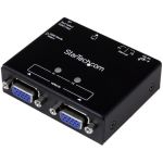 StarTech.com 2-Port VGA Auto Switch Box with Priority Switching and EDID Copy - Share a VGA monitor/projector between 2 VGA sources  with automatic/priority switching and EDID Emulation