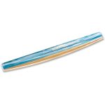 Fellowes Photo Gel Keyboard Wrist Rest with Microban&reg; - Sandy Beach - 0.75in x 18.56in x 2.31in Dimension - Multicolor  Transparent - Rubber  Gel - Stain Resistant  Skid Proof - 1 P