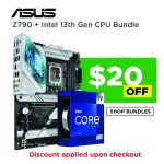 Asus Z790/B760 + Intel 13th Gen CPU Bundle ($20 off)