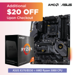 Asus X570/B550 + AMD Ryzen 5000 CPU Bundle