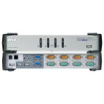 Aten MasterView CS-1744 KVM Switch-TAA Compliant - 4 x 1 - 4 x SPDB-15 Keyboard/Mouse/Video  4 x SPDB-15 Audio/Video