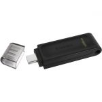 Kingston DT70/128GB DataTraveler 70 USB-C FlashDrive USB 3.2 Gen 1 Black