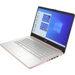 HP 14-dq0000 14-dq0030nr 14in Notebook - HD - 1366 x 768 - Intel Celeron N4020 Dual-core (2 Core) 1.10 GHz - 4 GB Total RAM - 64 GB Flash Memory - Pale Rose Gold  Natural Silver - Intel