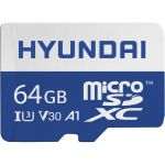 Hyundai 64GB microSDXC UHS-I Memory Card with Adapter  90MB/s (U3) 4K Video  Ultra HD  A1  V30 - Up to 35MB/s write speeds for fast shooting. 4K UHD and Full HD ready with UHS Speed Cla