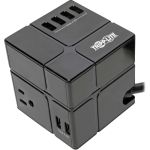 Tripp Lite Safe-IT Cube Surge Protector 3-Outlet 5-15R 6 USB Charging Ports - 6 x USB  3 x NEMA 5-15R - 1800 VA - 540 J - 120 V AC Input