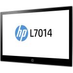 HP L7014 14in Class WXGA LCD Monitor - 16:9 - Black  Asteroid - 14in Viewable - LED Backlight - 1366 x 768 - 14.4 Million colors - 200 Nit - 16 ms - DisplayPort