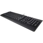 Lenovo Preferred Pro II USB Keyboard US Euro - Cable Connectivity - USB Interface - Desktop Computer  Notebook - Rubber Dome Keyswitch - Black