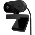 HP 320 Webcam - 30 fps - Black - USB Type A - 1920 x 1080 Video - CMOS Sensor - Manual Focus - Microphone - Notebook  Monitor