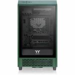 Thermaltake The Tower 200 Racing Green Mini Chassis - Mini-tower - Racing Green - SPCC  Tempered Glass - 2 x 5.51in x Fan(s) Installed - 1200 W - Mini ITX Motherboard Supported - 8 x Fa