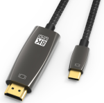 USB-C  to HDMI Cable Male to Male 8K@6 0Hz or 4K@120Hz resolution 6.6ft Pearlize Gun