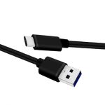 USB3.2 AM to Type CM Cable5V 3A 15W with 10Gbps transmission speed1M(3.2ft)Black