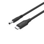 Unitek C14117BK-1.8M 65W USB-C to DC4.5x3.0mm Charging Cable for HP Laptops 20AWGx2C OD: 4.0+/-0.15mm 1.8M(6ft) Black