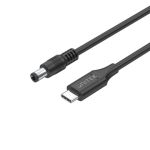 Unitek C14119BK-1.8M 65W USB-C to DC5.5x1.7mm Charging Cable for Acer Laptops 20AWGx2C OD: 4.0+/-0.15mm 1.8M(6ft) Black