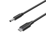 Unitek C14120BK-1.8M 65W USB-C to DC4.5x3.0mm Charging Cable for Dell Laptops 20AWGx2C OD: 4.0+/-0.15mm 1.8M(6ft) Black
