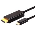 USB-C to Displayport Cable 4K@ 60hz 6' Black