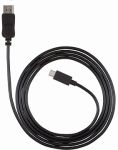 USB-C to Displayport Cable 4K@60Hz 15' Black