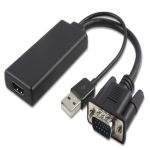 VGA+USB2.0 to HDMI Adapter