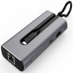 USB-C Gen2 to HDMI 2.0+RJ45+2x USB3.1A Gen2+USB-C Gen2+SD Card Reader