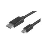 Mini DisplayPort to DisplayPort V1.2 4K@60HzM/M Cable Bi-Directional 10'