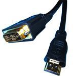 HDMI M to DVI-D Dual Link M 25'  Black 