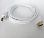 HDMI2.0 A Male to A Male Cable 6' White Supports4K@ 60Hz  Resolution