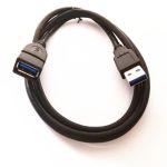 USB3.0 AM to AF Extension Cable10'(3M) Black