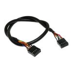 USB 2.0 Internal Motherboard Header 9 pin Female to Female Cable20''Black