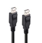 Displayport 1.4 Male/Male Cable 3' Black 28AWGSupports 8K@60Hz Dymanic HDR