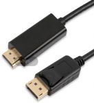 DisplayPort to HDMI Cable 10ft Gold Plated Support for 4K at 60Hz