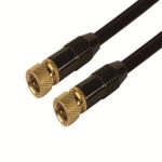 RG6 Coaxial Cable TV Male to Male Cable 14' Black