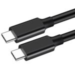 USB C 3.2 Gen 2 20Gbps 100W 4K@60Hz Cable Support Data Charge and Video 1.5' (50cm) Black