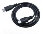 Micro USB to Micro USB Power Sharing Cable 8in Black