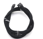 PCI-e 5.0 12VHPWR PSU Sleeved Cable 600W 12+4 Pin to 12+4 Pin M/M 16AWG 27.5in Black