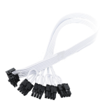 4x CPU 8-Pin to 16 Pin Male PCI-E 5.0 12VHPWR 90 Degree Down Angled Corsair PSU Adapter Cable Compatible with RTX 4080/90