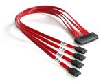 SAS Cable SFF-8484 to 4x SATAF/4F 20in