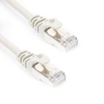 STP Cat6a Patch 26AWG Cable 10 Gigabit RJ45  2' White