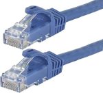 CAT5e Straight Patch 350MHz Network Cable 1' Blue