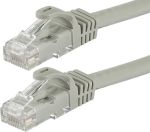 CAT5e Straight Patch 350MHz Network Cable 1'  Grey 