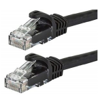 CAT5e Straight Patch 350MHz Network Cable 100' BLACK